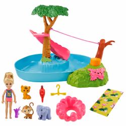 and Chelsea The Lost Birthday Barbie Coffret Chelsea La Rivière De La Jungle