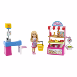 Barbie Chelsea Coffret Supermarché, Poupée, Femelle, 3 an(s), Fille, 196 mm, Multicolore