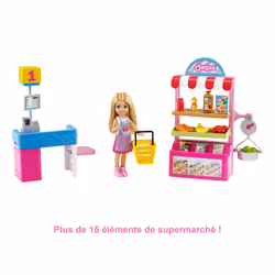 Barbie Chelsea Coffret Supermarché
