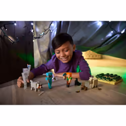 Minecraft – Assortiment de figurines Créer-Un-Bloc