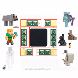 Minecraft – Assortiment de figurines Créer-Un-Bloc - Vue supplémentaire 4