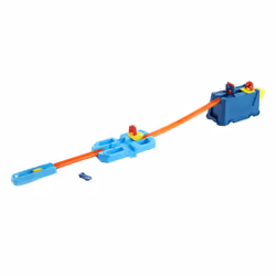 Hot Wheels Track Builder Unlimited Coffret Super Crash, Ensemble véhicule et piste, 6 an(s), Plastique, Bleu, Orange, Jaune