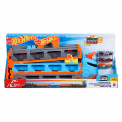 Hot Wheels City Super Transporteur Extensible avec Piste 182 cm et 3 Voitures 1:64 - Vue supplémentaire 10