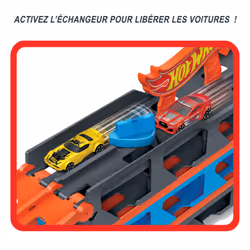 Hot Wheels City Super Transporteur Extensible avec Piste 182 cm et 3 Voitures 1:64 - Vue supplémentaire 7