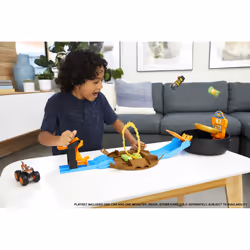 Hot Wheels Monster Trucks Coffret Arène Roue - Vue supplémentaire 4