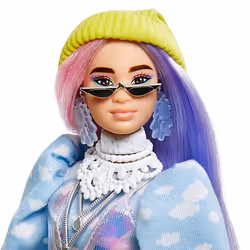 Barbie Extra Doll #2 in Shimmery Look with Pet Puppy - Vue supplémentaire 4