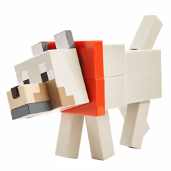 Minecraft GVV16, 6 an(s), Rouge, Blanc, Plastique
