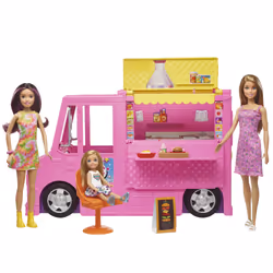 Barbie Et Ses Sœurs, Food Truck Et Accessoires, Poupée mannequin, Femelle, 3 an(s), Fille, 510 mm, Multicolore
