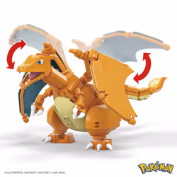 MEGA Pokémon Dracaufeu À Construire - Vue supplémentaire 4