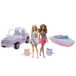 Barbie – Coffret Véhicules et Poupées, Poupée mannequin, Femelle, 3 an(s), Garçon/Fille, 184,1 mm, 1300 kg