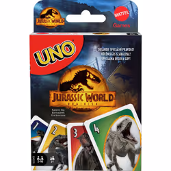 Games UNO Jurassic World : Le Monde d’après, Jeu de cartes, Echange de carte, 7 an(s)