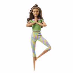 Barbie Poupée Fitness, Poupée mannequin, Femelle, 3 an(s), Fille, 304,8 mm, Multicolore