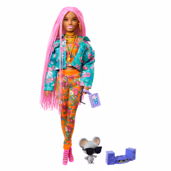 Barbie Extra BarbiePoupée, Poupée mannequin, Femelle, 3 an(s), Fille, Multicolore