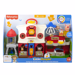 Fisher-Price Little People Caring For Animals Farm, Ferme, 1 an(s), Piles fournies, AA, Multicolore
