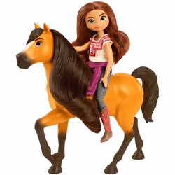 Mattel Spirit Lucky + Spirit, Garçon/Fille, Noir, Marron, Blanc