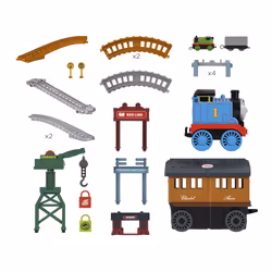 Mattel Thomas et ses Amis – Coffret Thomas Transformable 2 en 1