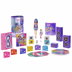 Barbie Méga Coffret Color Reveal, Poupée mannequin, Femelle, 3 an(s), Garçon/Fille, Multicolore