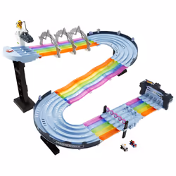 Hot Wheels Mario Kart Route Arc-En-Ciel, Ensemble véhicule et piste, 4 an(s), AAA, Plastique, Métal, Multicolore