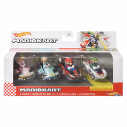Hot Wheels Mario Kart GXX97, Ensemble de véhicules, 3 an(s), Plastique, Métal, Multicolore