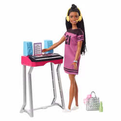 Barbie Big City, Big Dreams “Brooklyn” Doll & Music Studio Playset, Poupée mannequin, Femelle, 3 an(s), Fille, Multicolor ...