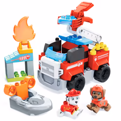 MEGA BLOKS La Pat’ Patrouille Le Camion De Pompier De Marcus, Jeu de construction, 3 an(s), Plastique, 33 pièce(s), 704,67 g