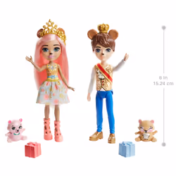 Enchantimals Royal Coffret Braylee Et Bannon Ours