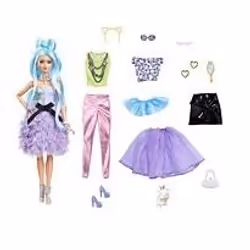 Barbie Extra Doll &amp; Accessories Set, Femelle, 3 an(s), Multicolore
