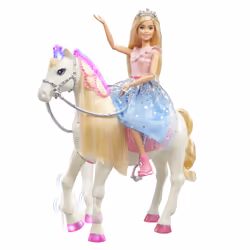 Barbie Princesse Et Son Cheval Merveilleux, Poupée mannequin, Femelle, 3 an(s), Fille, Sonore, Effets lumineux