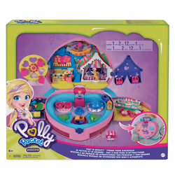 Polly Pocket Pollyville Fête Foraine Transportable, Action/Aventure, 4 an(s), Multicolore