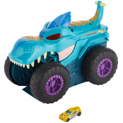 Hot Wheels Monster Trucks Véhicule Mega Wrex Extrême, Ensemble de véhicules, 4 an(s), AA, Plastique, Métal, Multicolore