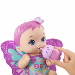 My Garden Baby – Poupée Bébé Papillon Rose Boit et Fait Pipi, Poupée, Genre neutre, 3 an(s), Garçon/Fille, 3040 mm, 500 g