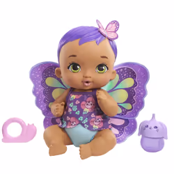 My Garden Baby Bébé Papillon Violet Boit et Fait Pipi - Vue supplémentaire 4
