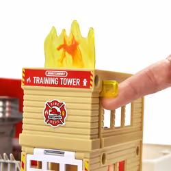 Matchbox Action Drivers Mbx Playset Caserne Pompiers