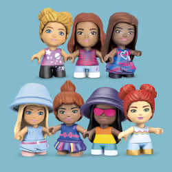 MEGA Construx Barbie Pack De Construction Barbie Malibu, Jeu de construction, 5 an(s), 255 g