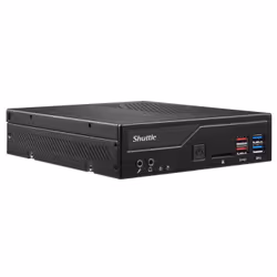 Shuttle XPС slim DH370, 1,3L mini PC, Mini PC type barebone, Intel® H370, LGA 1151 (Emplacement H4), DDR4-SDRAM, Série ATA II ...