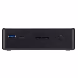 Shuttle Nano PC NC10U , Intel Celeron 4205U, 1x HDMI, 1x DP, 1x 2.5", 1x M.2, 1x LAN, 1x COM, WiFi, fonctionnement permanent 24/7, attaches VESA