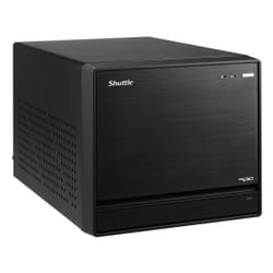 Shuttle XPC cube Barebone SH570R8 - S1200, Intel H570, 1x PCIe X16, 1x PCIe X4, 2x LAN,1x HDMI, 2x DP, 4x 3.5" HDD bays