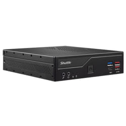 Shuttle Slim PC DH470C , S1200, 1x HDMI, 2x DP , 2x LAN, 2x COM, 8x USB, 1x 2.5", 2x M.2, fonctionnement permanent 24/7, attaches VESA