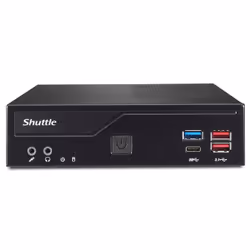 Shuttle Slim PC DH470C , S1200, 1x HDMI, 2x DP , 2x LAN, 2x COM, 8x USB, 1x 2.5", 2x M.2, fonctionnement permanent 24/7, attaches VESA - Vue supplémentaire 5
