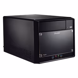 Shuttle XPC cube Barebone SH510R4 - S1200, Intel H510, 1xDP, 1xHDMI, 1x LAN, 1x 5.25" ODD, 2x 3.5" HDD bays, Unité centrale b ...