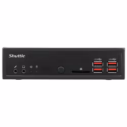 Shuttle XPC slim Barebone DH32U5, Intel i5-1135G7, 4x HDMI 2.0b 2x LAN, 2x COM, incl. VESA , fonctionnement permanent 24/7, 1 ...