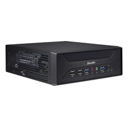 Shuttle XPC slim Barebone XH510G - S1200, Intel H510, 1xDP, 1xHDMI, 1x PCI-E 16X, 1x LAN, 1x 2.5", 2x M.2, fonctionnement permanent 24/7