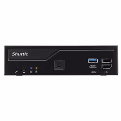 Shuttle Slim PC DH610, S1700, 1x HDMI, 2x DP, 1x 2.5", 2x M.2, 2x LAN (Intel 1G + 2.5G), 2x COM, fonctionnement permanent 24/7, attaches VESA - Vue supplémentaire 4