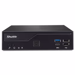 Shuttle Slim PC DH610, S1700, 1x HDMI, 2x DP, 1x 2.5", 2x M.2, 2x LAN (Intel 1G + 2.5G), 2x COM, fonctionnement permanent 24/7, attaches VESA - Vue supplémentaire 5