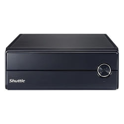 Shuttle XPC slim Barebone XH610V - S1700, Intel H610, 1xDP, 1xHDMI, 1x VGA, 2x COM (RS232), 2x LAN (2.5G and 1G), 1x slim 5.25", 2x 3.5", 2x M.2, fonctionnement permanent 24/7