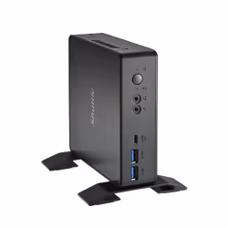 Shuttle XPC Nano PC NC40U7, Intel Core i7-1255U, 1x HDMI, 1x DP,1xUSB-C/DP, 6x USB3.2, 1x 2.5" bay, 2x M.2, 1x LAN, RAID, fonctionnement permanent 24/7, attaches VESA - Vue supplémentaire 6