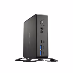 Shuttle XPC Nano PC NC40U3, Intel Core i3-1215U, 1x HDMI, 1x DP,1xUSB-C/DP, 6x USB3.2, 1x 2.5" bay, 2x M.2, 1x LAN, RAID, fonctionnement permanent 24/7, attaches VESA - Vue supplémentaire 4