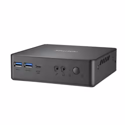 Shuttle XPC Nano PC NC40U3, Intel Core i3-1215U, 1x HDMI, 1x DP,1xUSB-C/DP, 6x USB3.2, 1x 2.5" bay, 2x M.2, 1x LAN, RAID, fonctionnement permanent 24/7, attaches VESA - Vue supplémentaire 7