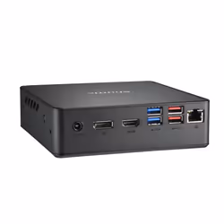 Shuttle XPC Nano PC NC40U, Intel Celeron 7305U, 1x HDMI, 1x DP,1xUSB-C/DP, 6x USB3.2, 1x 2.5" bay, 2x M.2, 1x LAN, RAID, fonctionnement permanent 24/7, attaches VESA - Vue supplémentaire 12