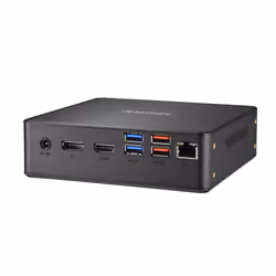 Shuttle XPC Nano PC NC40U, Intel Celeron 7305U, 1x HDMI, 1x DP,1xUSB-C/DP, 6x USB3.2, 1x 2.5" bay, 2x M.2, 1x LAN, RAID, fonctionnement permanent 24/7, attaches VESA - Vue supplémentaire 13